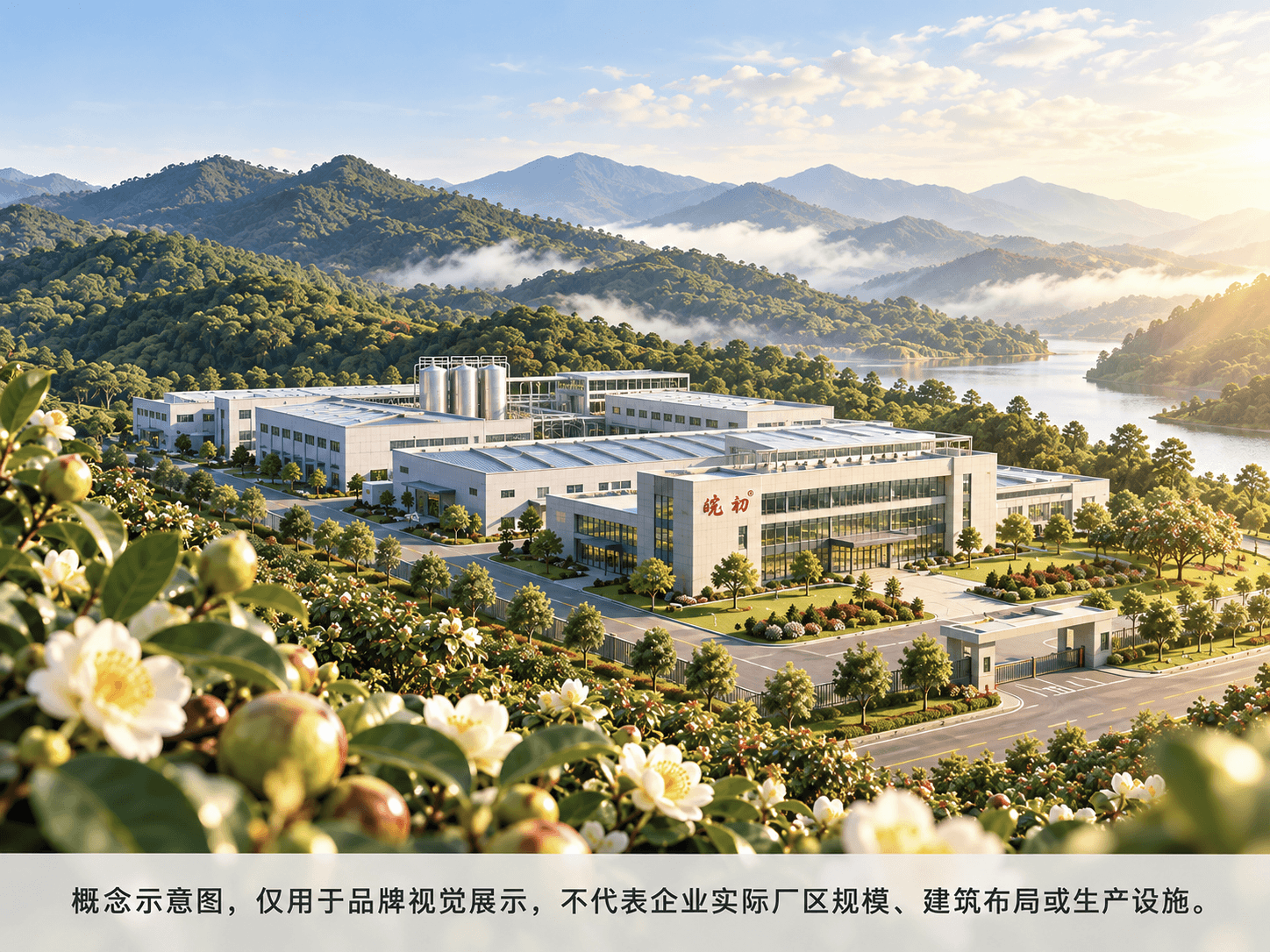 企业与基地示意图