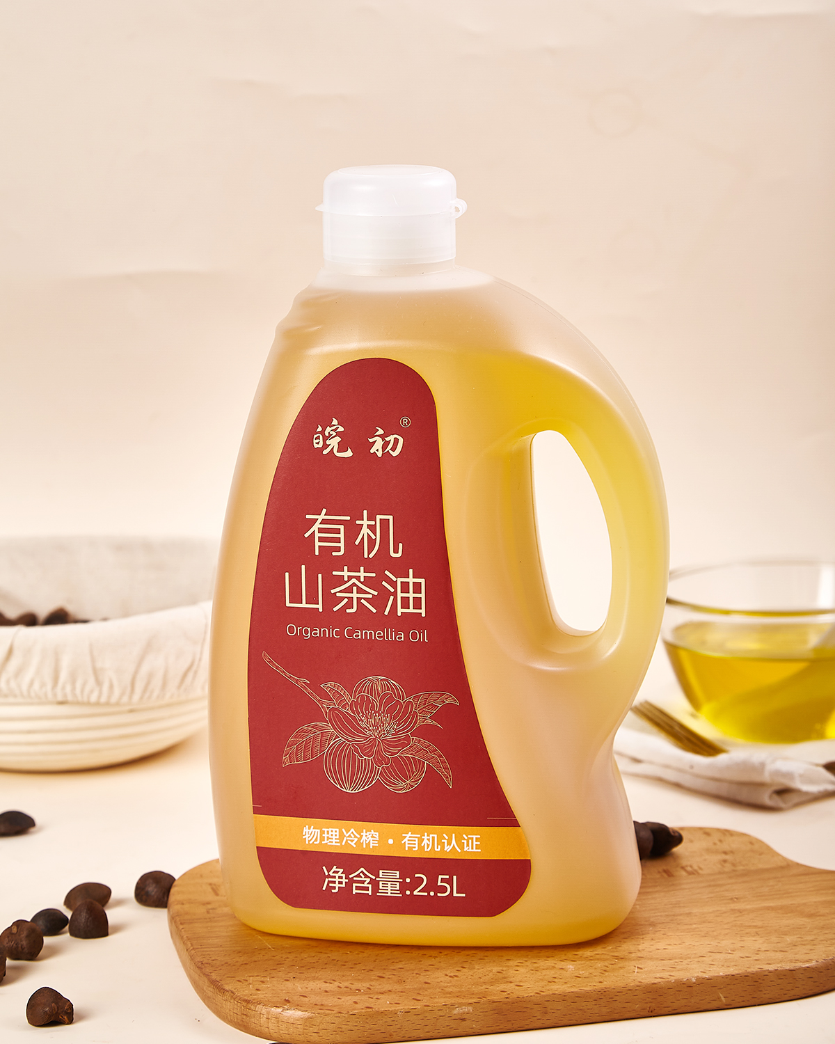 皖初头道压榨山茶油 2.5L